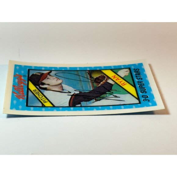 1980 Kellogg's Nolan Ryan 3-D Super Stars #20 Card - Picture 3 of 4